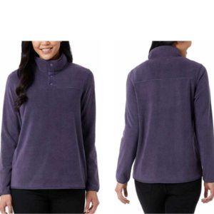 *NEW* 32 Degrees Women's Snap Arctic Fleece Cozy Pullover Jacket